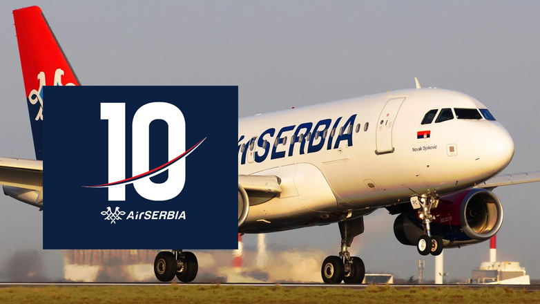 Δέκα χρόνια Air Serbia
