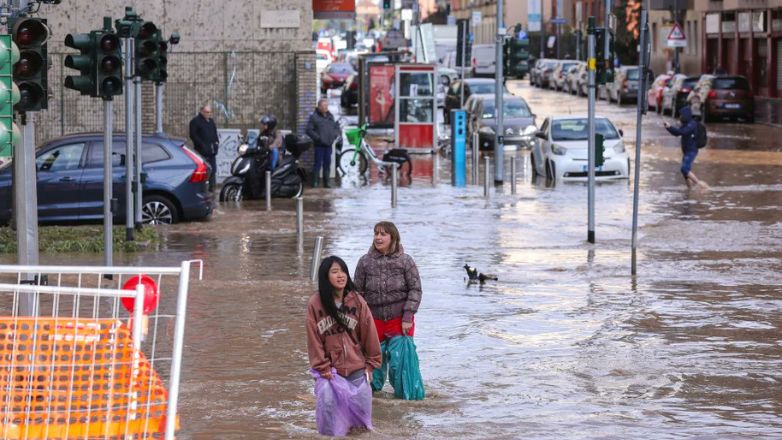 Σφοδρή κακοκαιρία στο βόρειο τμήμα της Ιταλίας – Υπερχείλισε η λίμνη του Κόμο