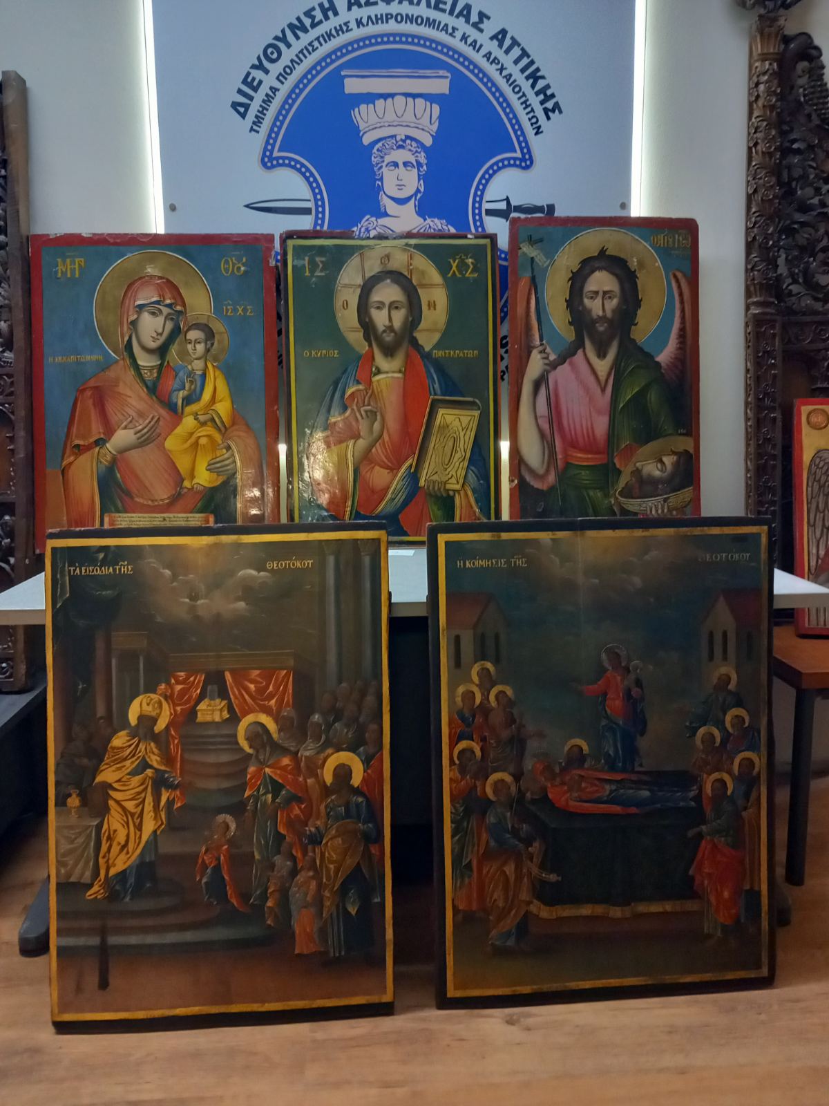 Κλεμμένες εικόνες από μονή εντοπίστηκαν μέσα σε άλλη μονή