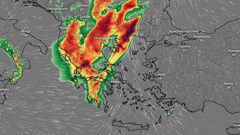 Aλλαγή του καιρού τις επόμενες ημέρες με βροχές και καταιγίδες