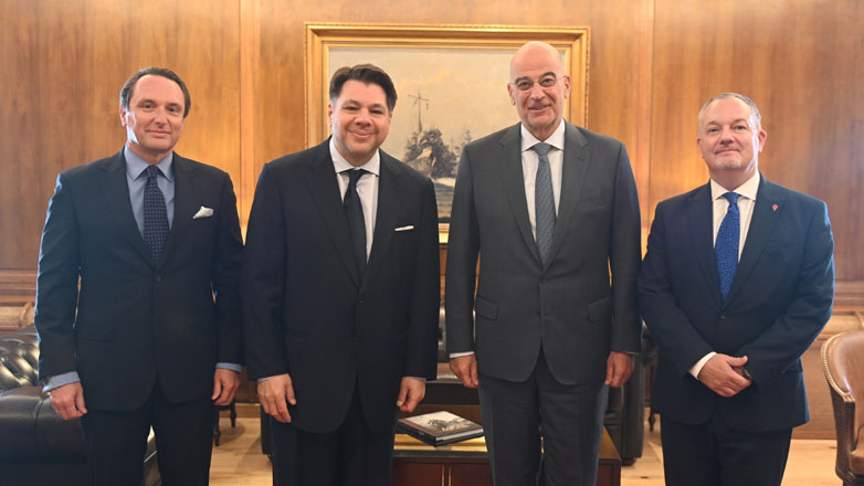 Συνάντηση Δένδια με τους πρέσβεις ΗΠΑ, Ηνωμένου Βασιλείου και Ουκρανίας