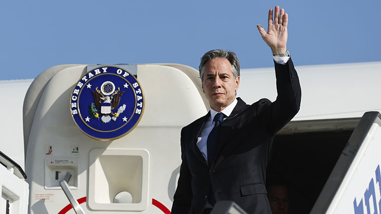 Έφτασε ο Άντονι Μπλίνκεν στο Τελ Αβίβ