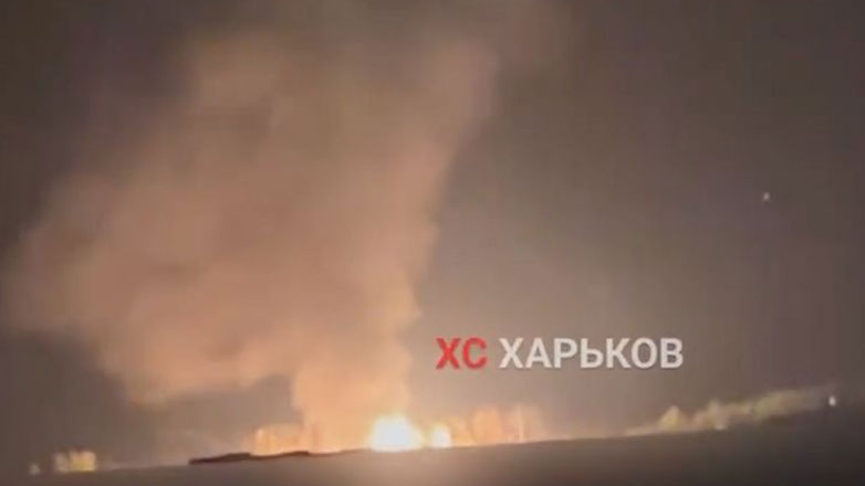 Υποδομές στο Χάρκοβο της Ουκρανίας επλήγησαν από Ρωσικά drones