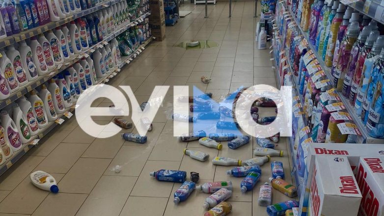 Μικροζημιές από τον σεισμό στην Εύβοια
