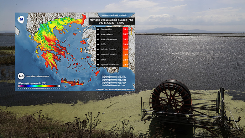 Χιόνια στο Καϊμακτσαλάν – Πανευρωπαϊκό ρεκόρ θερμοκρασίας στην Κρήτη