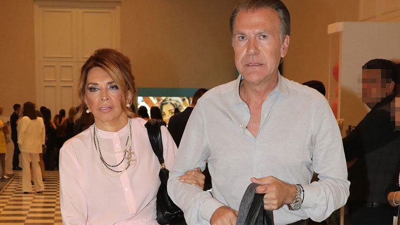 Μιμή Ντενίση: Με τον πρώην σύζυγό της, Σωτήρη Πολύζο στο Ζάππειο