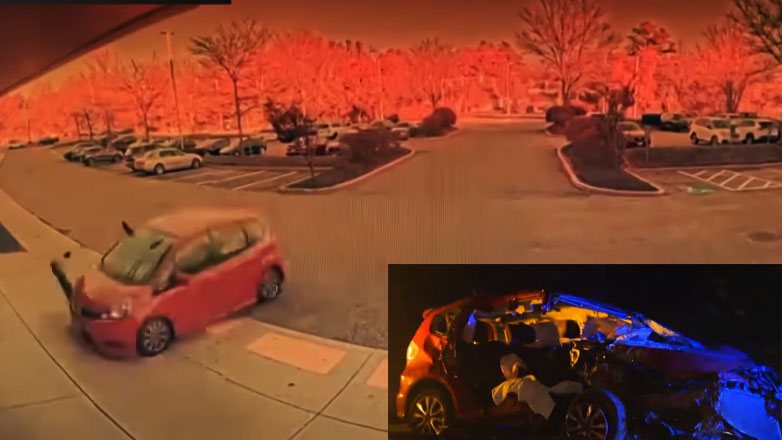 Κι όμως, το βίντεο δεν είναι σε fast forward – Παραδόξως επέζησαν και οι δύο επιβάτες