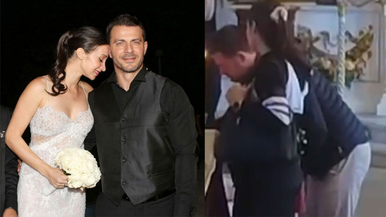 Γιώργος Αγγελόπουλος: Με την εγκυμονούσα Δήμητρα Βαμβακούση στο 40ήμερο μνημόσυνο της μητέρας του