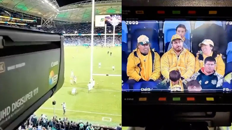 Zουμ από μια κάμερα σταδίου