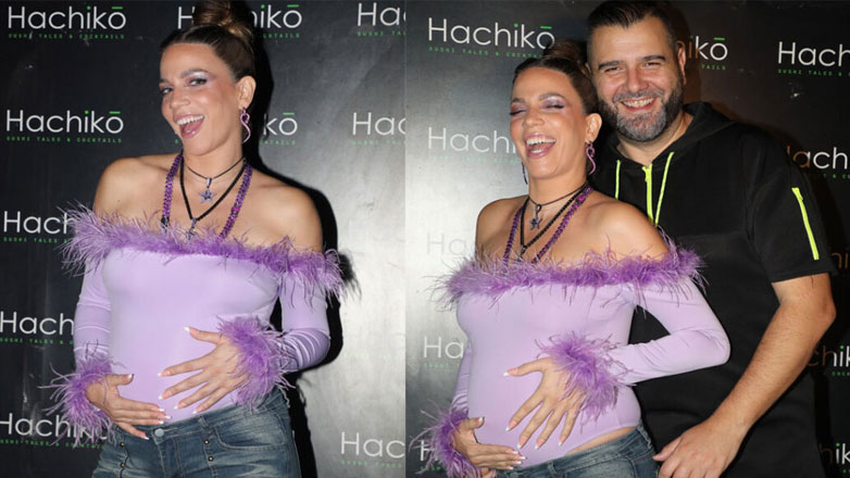 Κατερίνα Στικούδη – Βαγγέλης Σερίφης: Βραδινή έξοδος λίγους μήνες πριν τη γέννηση του δεύτερου παιδιού τους