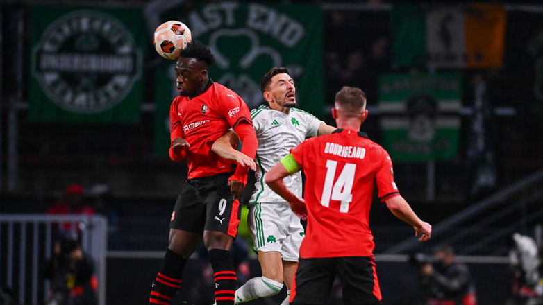 «Πικρή» ήττα του Παναθηναϊκού, 3-1 η Ρεν στη Βρετάνη