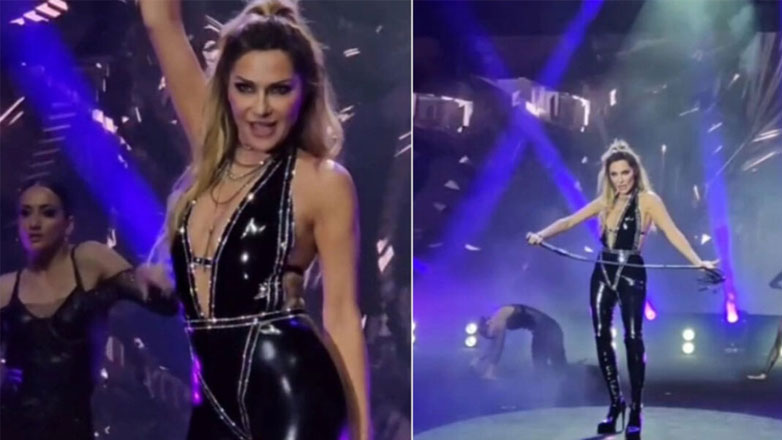 Δέσποινα Βανδή: Η νέα sexy εμφάνιση στην Κύπρο – Ο χορός με το μαστίγιο στη σκηνή