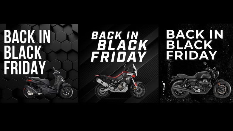 Προσφορές Black Friday για Piaggio Aprilia και Moto Guzzi