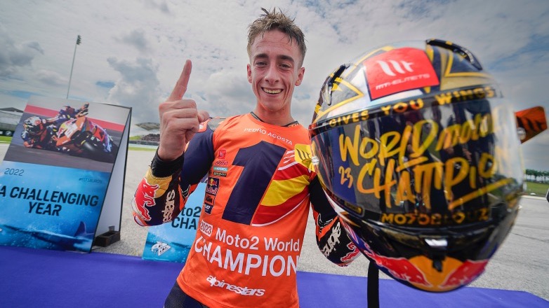 Ο 19χρονος Pedro Acosta είναι ο Παγκόσμιος Πρωταθλητής της Moto2™