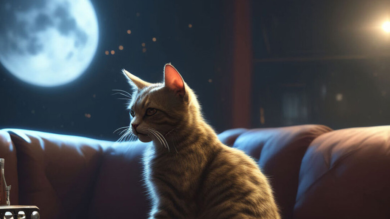 Γιατί οι γάτες συμπεριφέρονται περίεργα στην πανσέληνο;