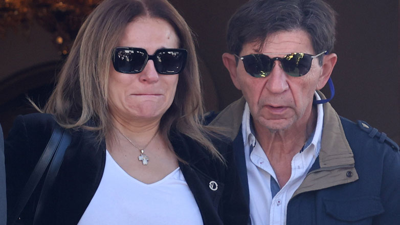 Μπέσσυ Μάλφα: Συντετριμμένη στην κηδεία της Κάτιας Νικολαΐδου