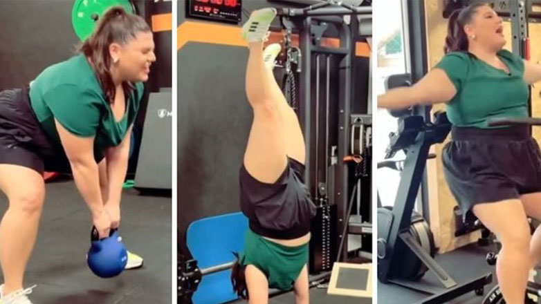 Δανάη Μπάρκα: Έσβησε υβριστικά σχόλια κάτω από το βίντεο που κάνει γυμναστική – Η απάντησή της