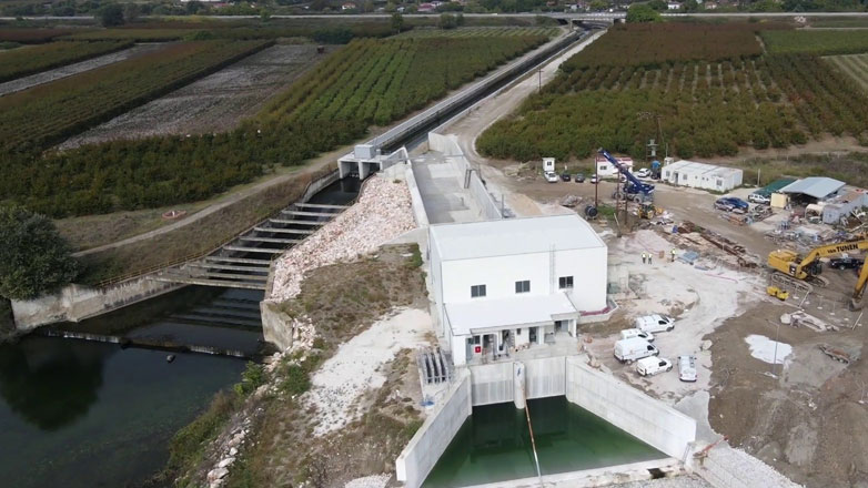 Σε λειτουργία το νέο μικρό υδροηλεκτρικό της ΔΕΗ ,Ανανεώσιμες Μακροχώρι ΙΙ στην Ημαθία