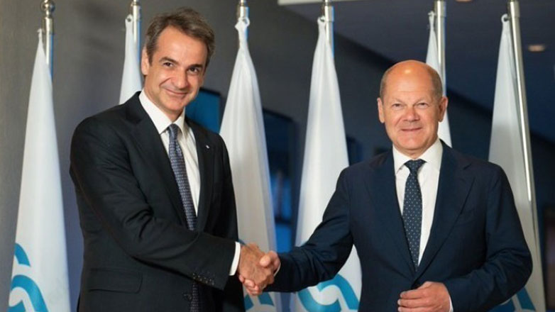 Οικονομία, Μεταναστευτικό και Μεσανατολικό στην ατζέντα της συνάντησης Μητσοτάκη – Σολτς στο Βερολίνο