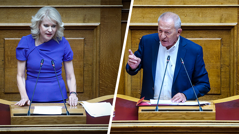 Ένταση μεταξύ Τζάκρη και Παφίλη: «Το ΚΚΕ δεκανίκι της ΝΔ» – «Δεκανίκι της κυβέρνησης είστε εσείς»