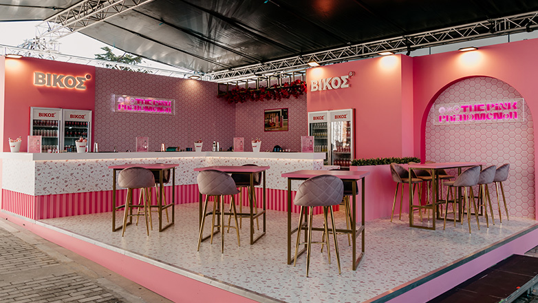 Το Βίκος Pink Grapefruit έντυσε ροζ το φετινό Athens Bar Show