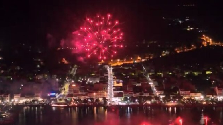 Εντυπωσιακά εναέρια πλάνα με την αναπαράσταση της ναυμαχίας της Αγκάλης