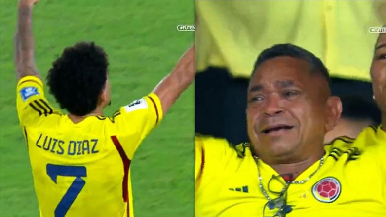 Ο Λουίς Ντίας σκόραρε και ο πατέρας του ξέσπασε σε λυγμούς