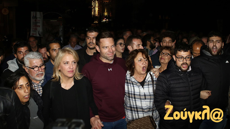 Ο Στέφανος Κασσελάκης στην πορεία για το Πολυτεχνείο – Πήγε, είδε και απήλθε