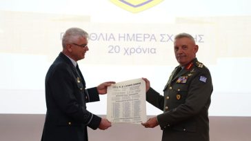 Παρουσία του Αρχηγού ΓΕΕΘΑ σε εκδήλωση για τα 20 χρόνια λειτουργίας της Ανώτατης Διακλαδικής Σχολής Πολέμου