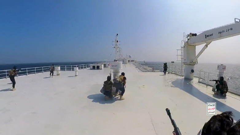 Υεμένη: Οι Χούθι έδωσαν στη δημοσιότητα βίντεο από την κατάληψη φορτηγού πλοίου στην Ερυθρά Θάλασσα