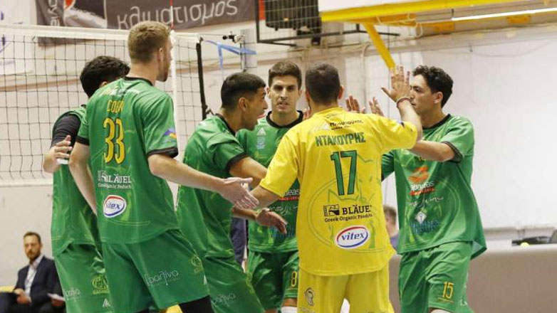 Volley League: Νίκη για την Καλαμάτα 80, 3-2 τον Φοίνικα Σύρου