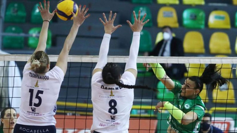 Βόλεϊ Γυναικών: Τρίτη σερί νίκη στο τάι μπρέικ ο Παναθηναϊκός, 3-2 τον ΑΟ Θήρας