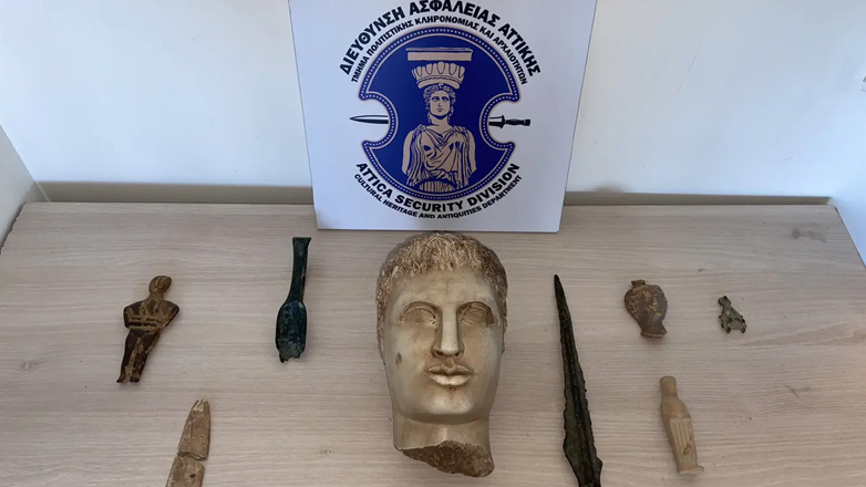 Βρέθηκαν αρχαία αντικείμενα σε περιοχή του Ηρακλείου Κρήτης