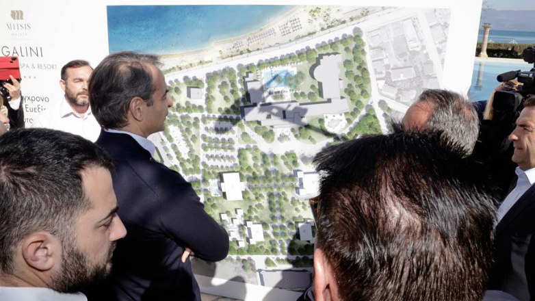 Στα Καμένα Βούρλα ο Κυριάκος Μητσοτάκης