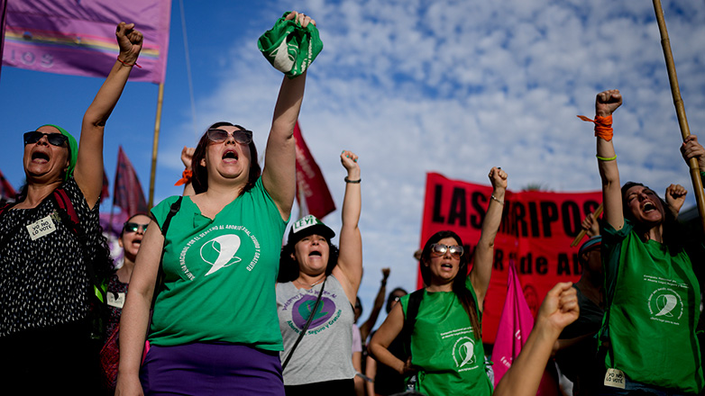 Διαδηλώσεις εναντίον της βίας κατά των γυναικών στην Αργεντινή