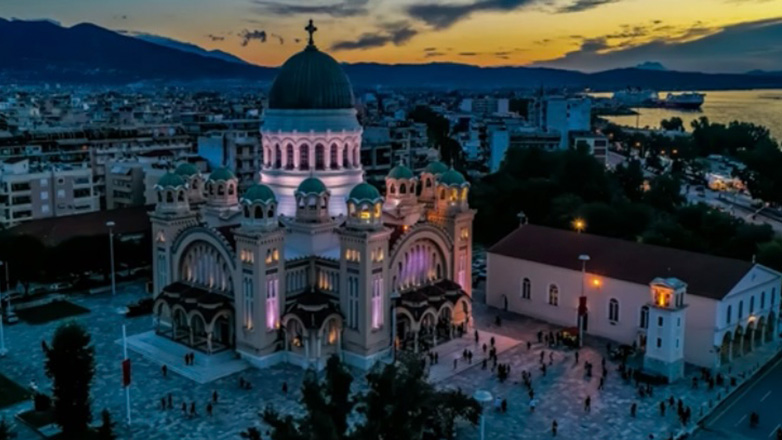 Άγιος Ανδρέας: Ο προστάτης της Πάτρας από ψηλά