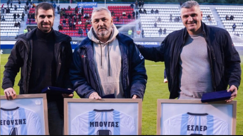 Κηφισιά: Τίμησε τρεις παλαίμαχους άσσους της στο ημίχρονο του ματς με τον Αστέρα Τρίπολης