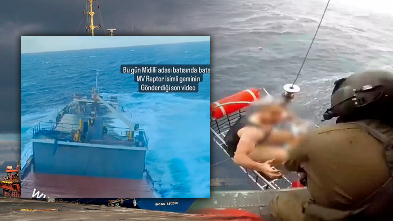 Τρομακτικές εικόνες από τη βύθιση του πλοίου «Raptor»