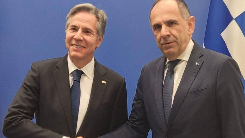 Γεραπετρίτης και Μπλίνκεν επιβεβαιώνουν το άριστο επίπεδο των σχέσεων Ελλάδας και ΗΠΑ