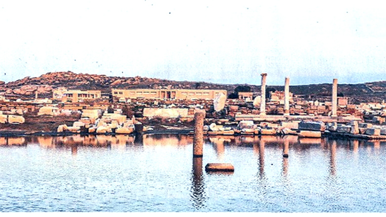 Δήλος: Φούσκωσε η θάλασσα και κάλυψε τα αρχαία μνημεία