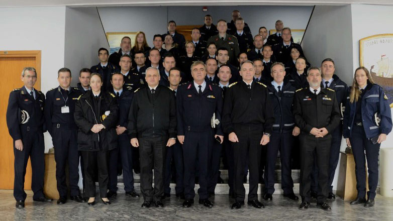 Επίσκεψη σπουδαστών της Σχολής Εθνικής Ασφάλειας της ΕΛΑΣ στο Αρχηγείο Στόλου