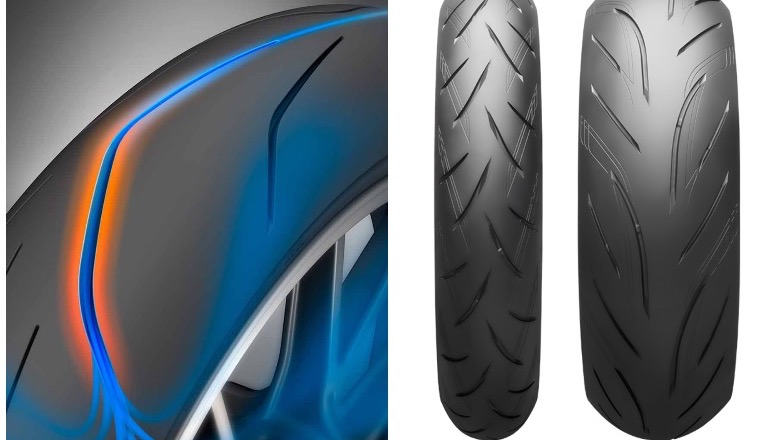 Γιατί το εμπρός ελαστικό έχει αντίθετη φορά των αυλακώσεων από το πίσω;