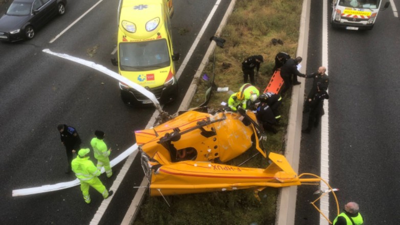 Συντριβή ελικοπτέρου σε Περιφερειακό δρόμο της Μαδρίτης