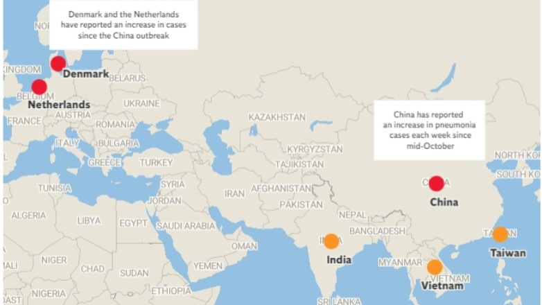 Τα κρούσματα πνευμονίας στην Ευρώπη