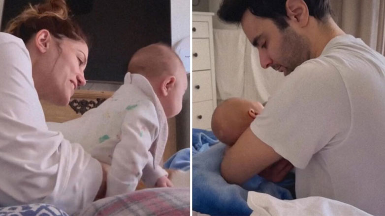 Συγκινεί η Μαίρη Συνατσάκη με το τρυφερό βίντεο του μωρού της στο Instagram από τη γέννησή του