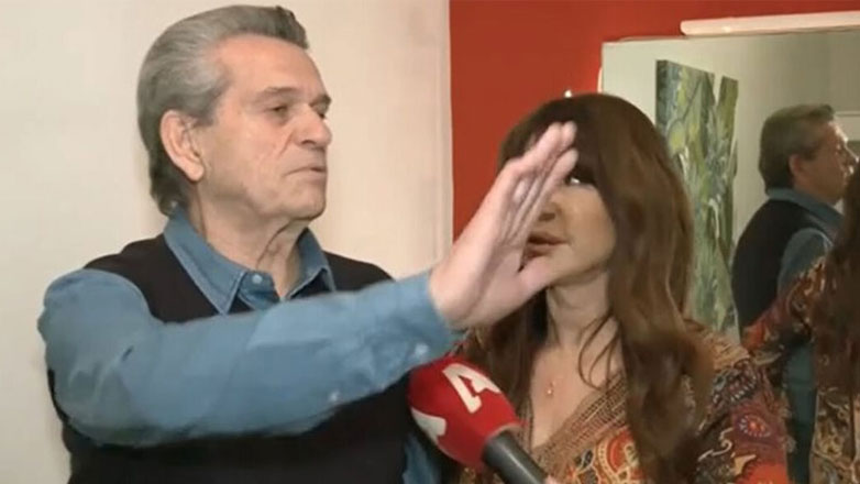 Φανερά ενοχλημένος ο Γιώργος Μαργαρίτης με ερώτηση ρεπόρτερ: «Δεν θα μου λες τέτοια πράγματα εμένα»