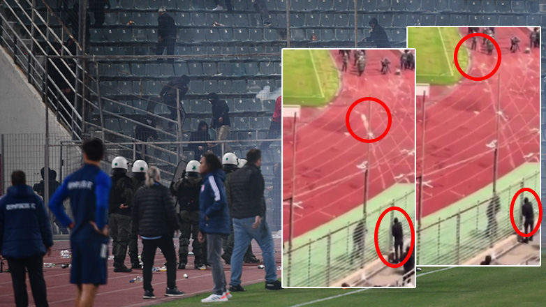 Είναι αυτός ο χούλιγκαν με το φονικό όπλο της φωτοβολίδας;