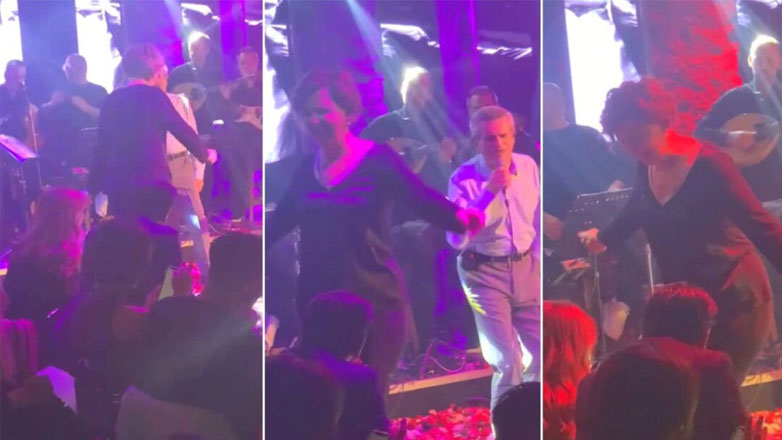 Το ζεϊμπέκικο της Όλγας Γεροβασίλη στην πρεμιέρα του Μαργαρίτη – Βίντεο