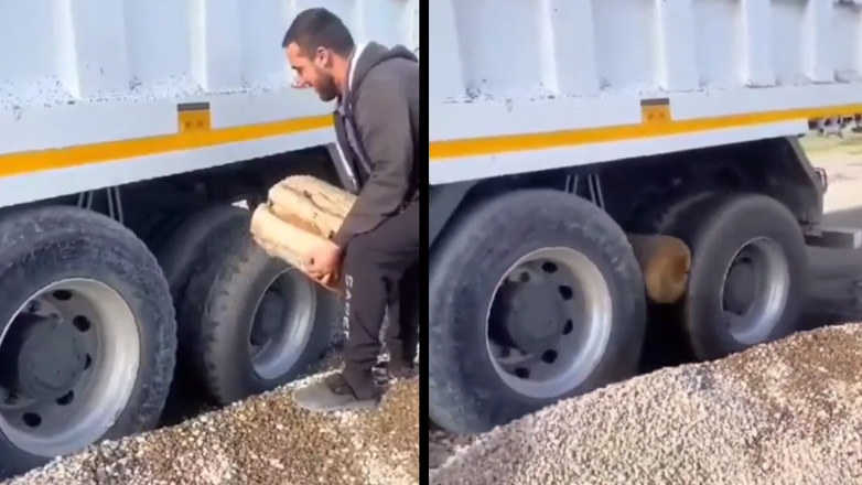 Πώς να ξεκολλήσεις ένα φορτηγό από χαλίκια