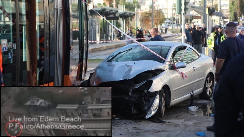 Αυτοκίνητο συγκρούστηκε με Τραμ στο Παλαιό Φάληρο – Μια νεκρή και ένας σοβαρά τραυματίας